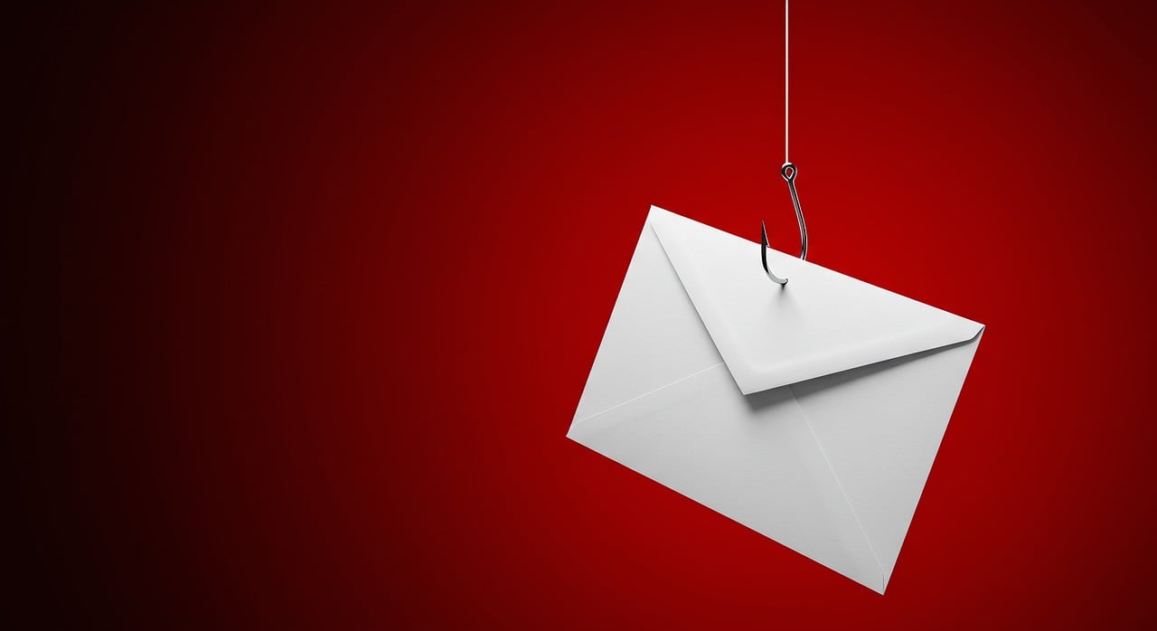 Email phishing safety check illustration